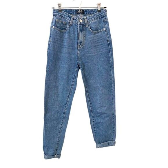 NASTY GAL Medium Wash Mom Jean Sz UK 6 US 2 - Picture 1 of 4
